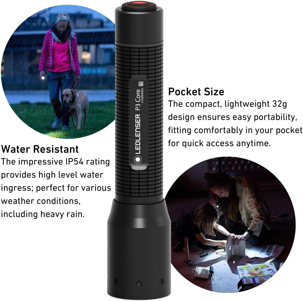 Led Lenser P3 CORE LED Torch (CS90)