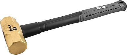 Titan 3lb Brass Non-Sparking Lump Hammer