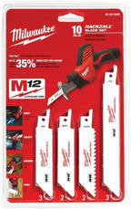 Milwaukee Hackzall Reciprocating Saw Blade Set - 10pcs 49220220