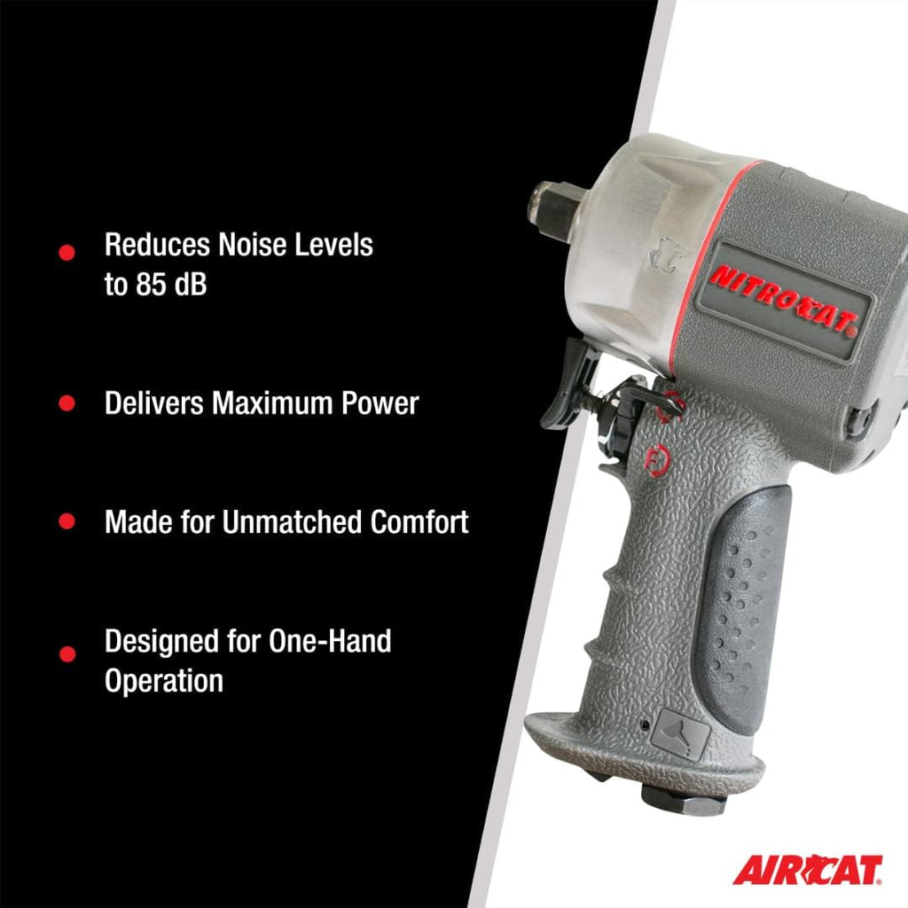 AirCat Nitrocat Impact Wrench Composite Compact 3/8 Drive