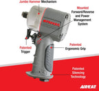 AirCat Nitrocat Impact Wrench Composite Compact 3/8 Drive