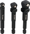 Titan Impact Wobble Socket Adapter Set 1/4, 3/8 & 1/2 Drive