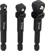 Titan Impact Wobble Socket Adapter Set 1/4, 3/8 & 1/2 Drive