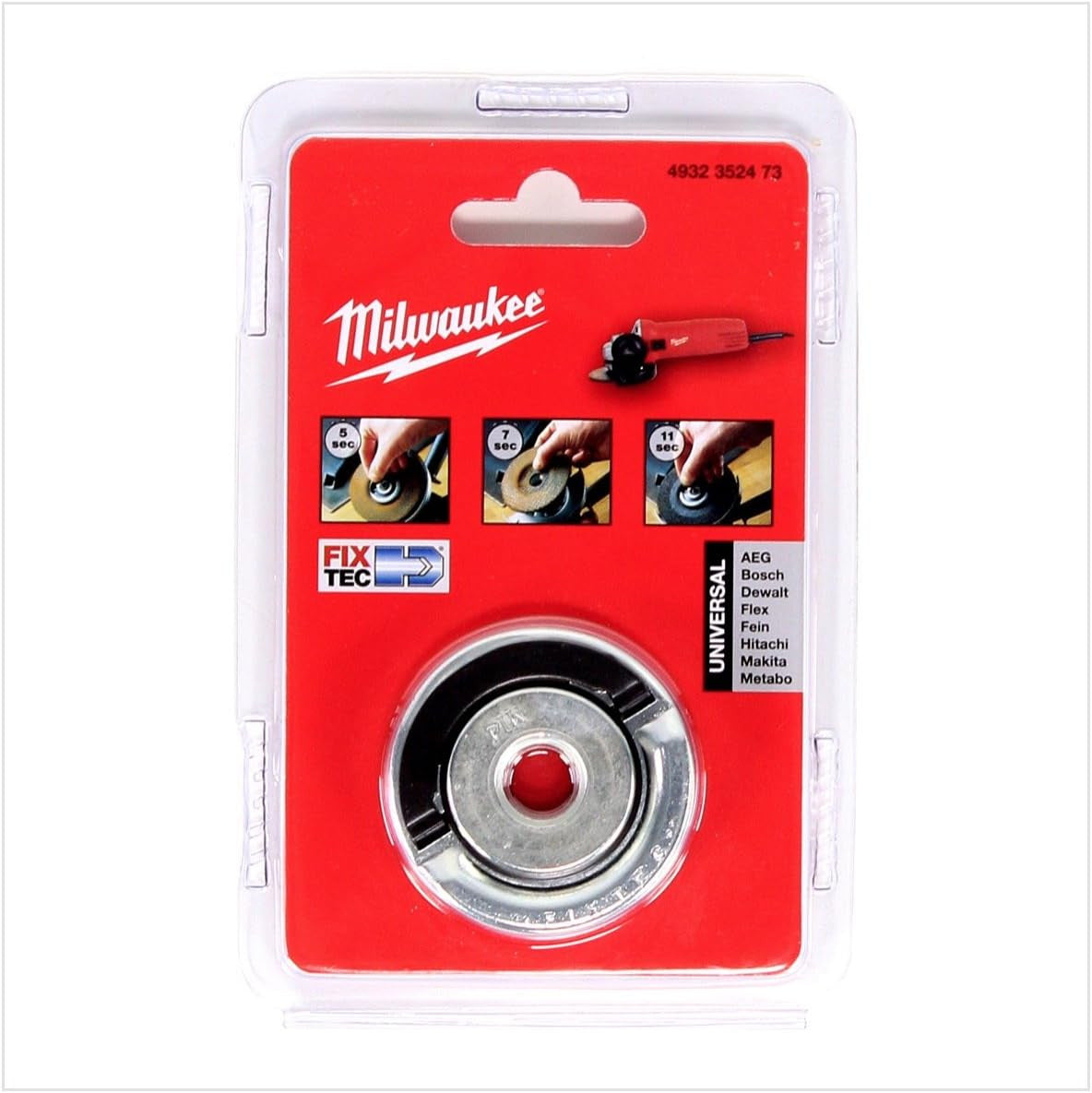 Milwaukee FIXTEC Angle Grinder Quick Locking Flange Nut - 1pc 4932352473