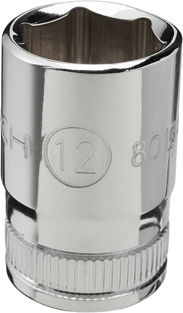 Gearwrench Standard Metric Socket 1/4in Drive 6 Point 12mm