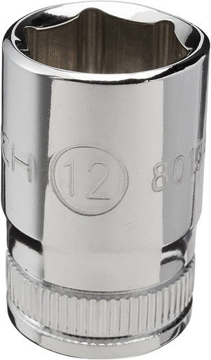 Gearwrench Standard Metric Socket 1/4in Drive 6 Point 12mm