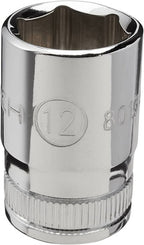 Gearwrench Standard Metric Socket 1/4in Drive 6 Point 12mm