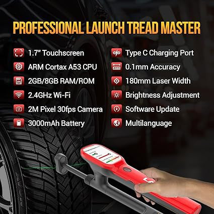 Launch Tech TREADMASTER Tyre Tread Measurement Device