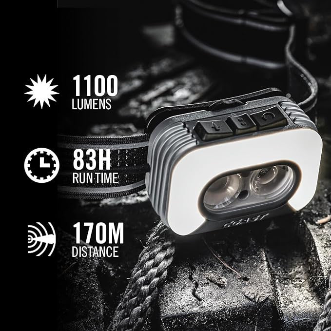 Coast RL35R Voice-Controlled Headlamp – 1100 Lumens
