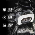 Coast RL35R Voice-Controlled Headlamp – 1100 Lumens