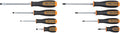 Gearwrench 8Pc Orange & Black Phillips/Slotted Screwdrivers