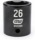 Gearwrench Standard Impact Socket 1/2in Drive 26mm