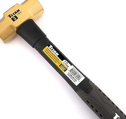 Titan 3lb Brass Non-Sparking Lump Hammer