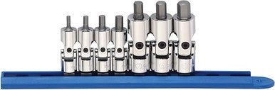Gearwrench 7Pc Universal Metric Stubby Hex 1/4 & 3/8 Dr