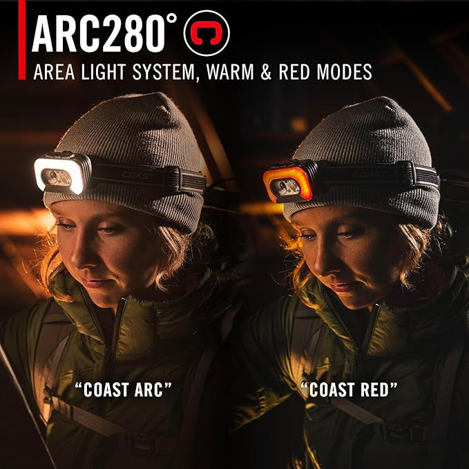 Coast RL35R Voice-Controlled Headlamp – 1100 Lumens