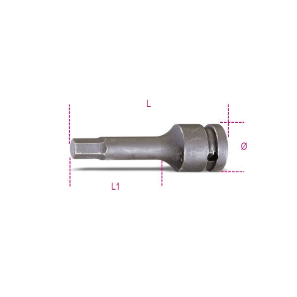 Beta Impact Hex Socket Driver 19mm