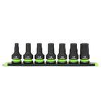GripEdge 7pc 1/2Dr Metric Impact RPT Hex Driver Set Short