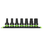 GripEdge 7pc 1/2Dr Metric Impact RPT Hex Driver Set Short