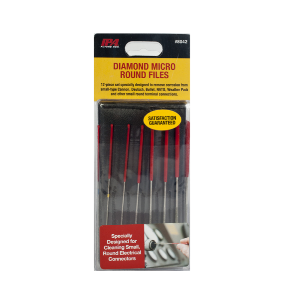 IPA Tools Super Hard Diamond Coated Round  Micro files