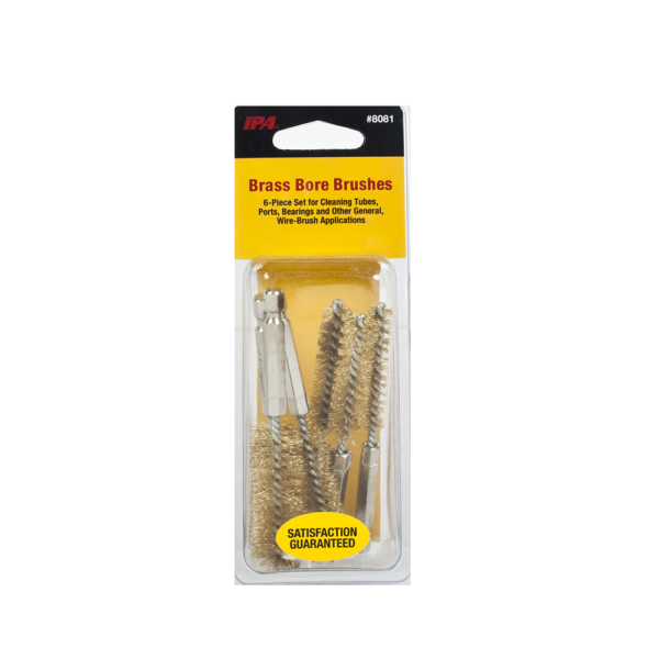 IPA Tools Twisted Wire Bore Brush 6pc Set