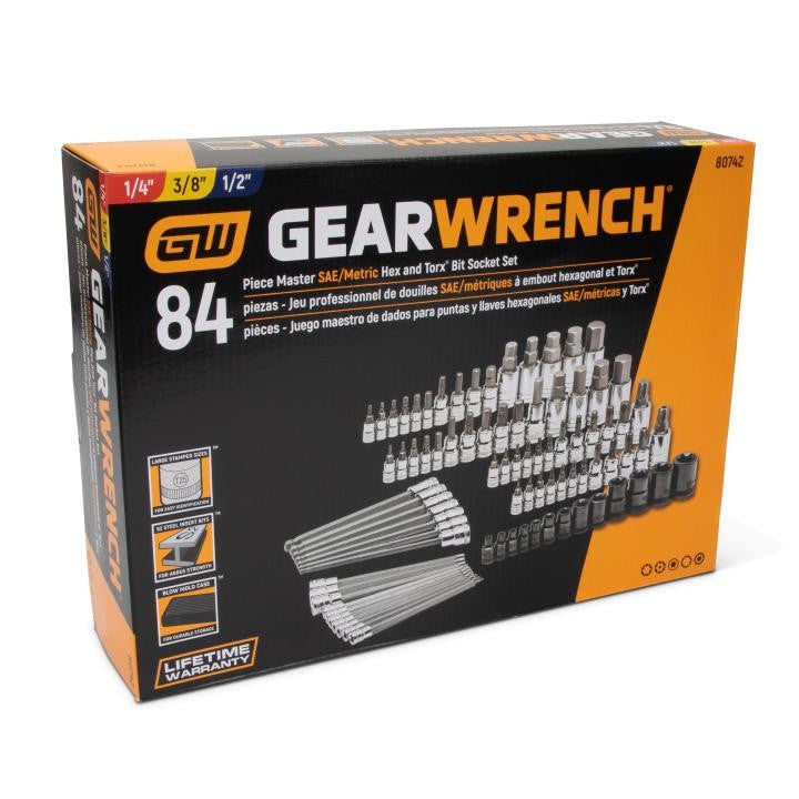Gearwrench 84 Pc Torx & Hex Master Bit Socket