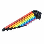 Sata 9pc Long Colour Series Black Oxide Hex Key Set
