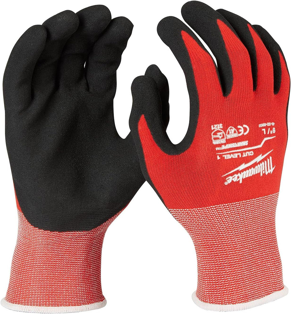 Milwaukee Cut Gloves Level 1 Dipped Resistant - Extra Large