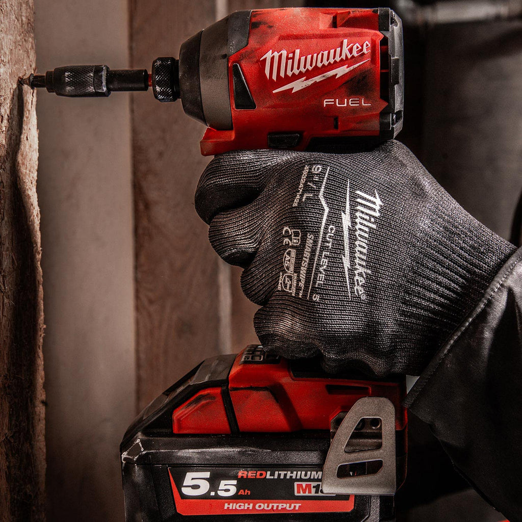 Milwaukee Cut Gloves Level 5 Dipped Resistant - Extra Large