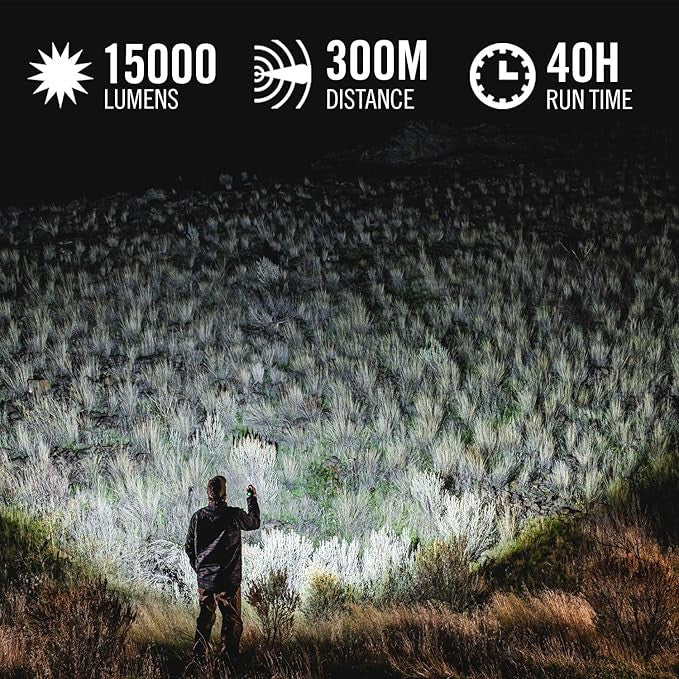 Coast XP80R Rechargeable Torch – 15000 Lumens