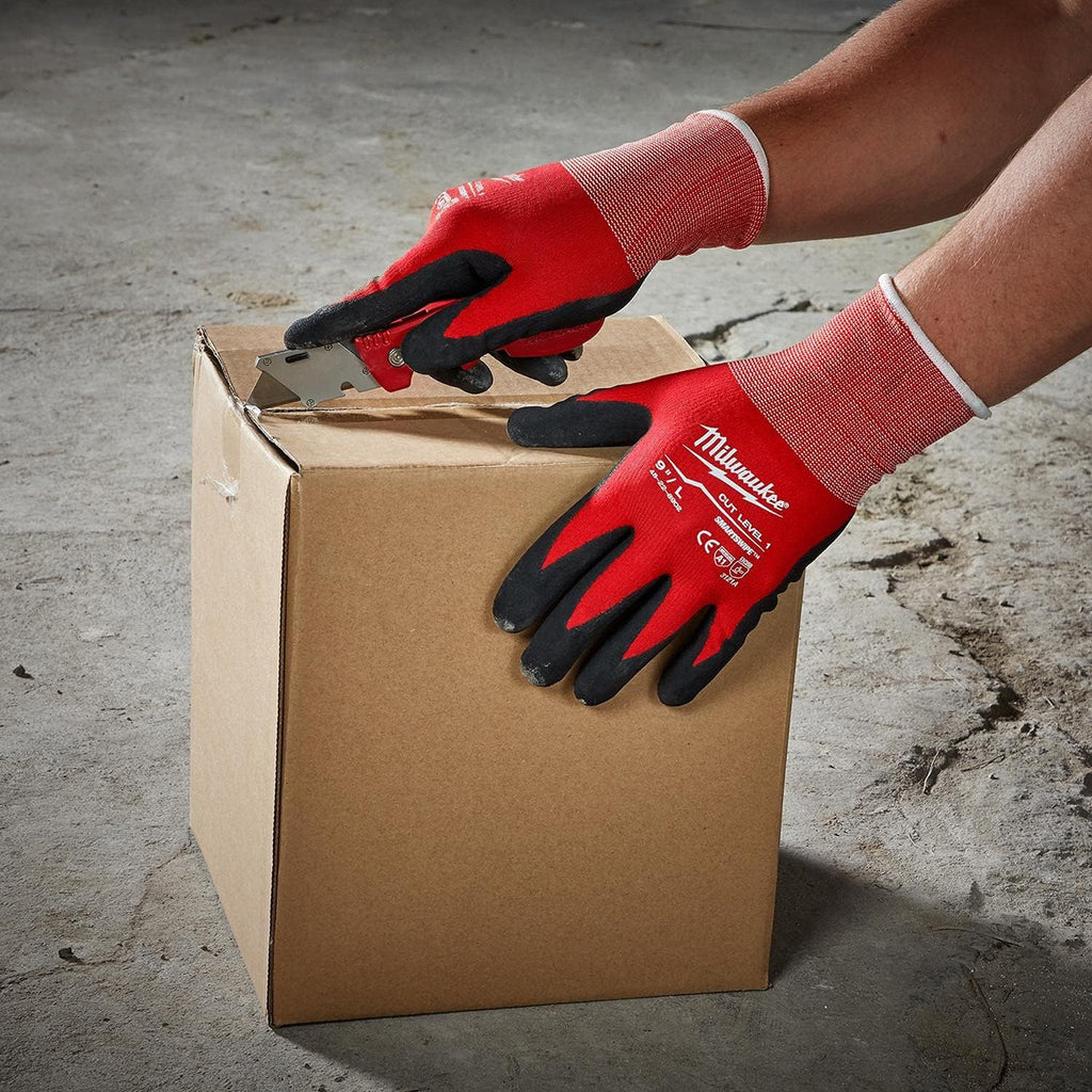 Milwaukee Cut Gloves Level 1 Dipped Resistant - Large