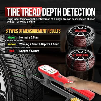 Launch Tech TREADMASTER Tyre Tread Measurement Device