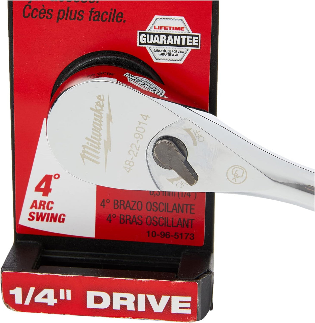 Milwaukee 1/4" Drive Ratchet - 48229014