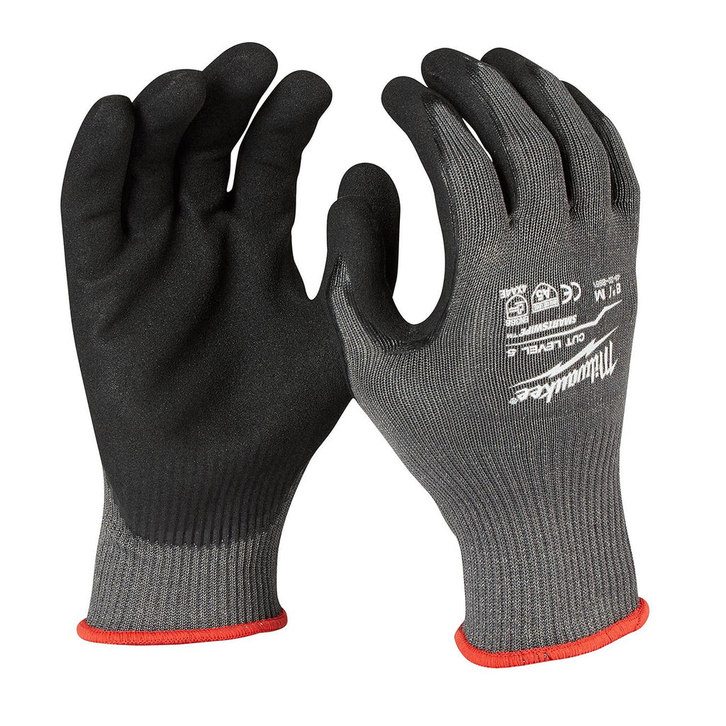 Milwaukee Cut Gloves Level 5 Dipped Resistant - XXL