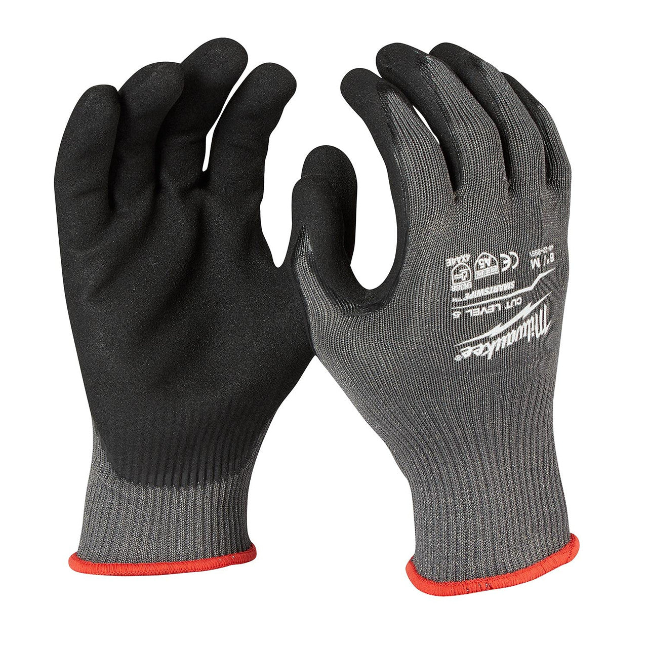 Milwaukee Cut Gloves Level 5 Dipped Resistant - Extra Large