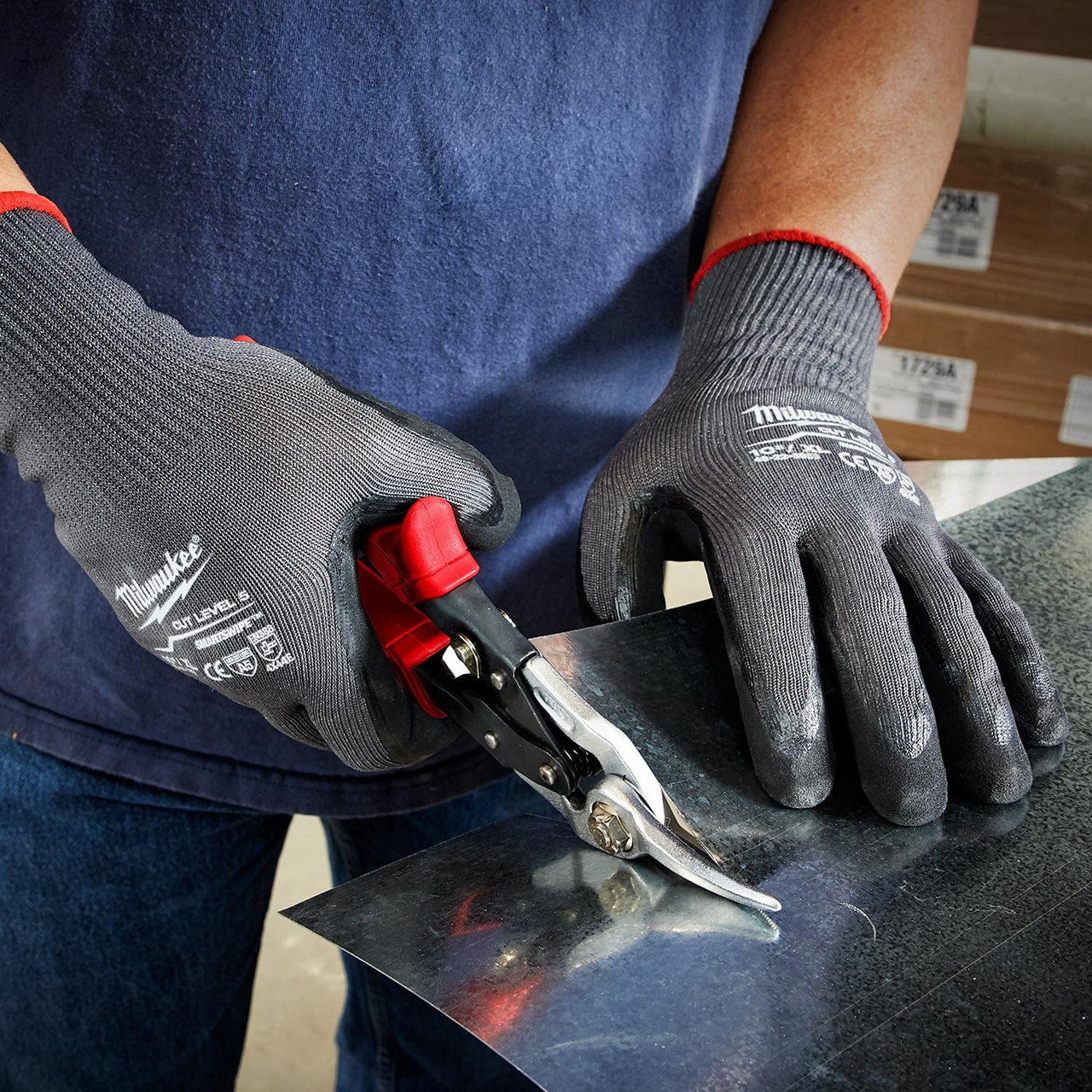 Milwaukee Cut Gloves Level 5 Dipped Resistant - Extra Large