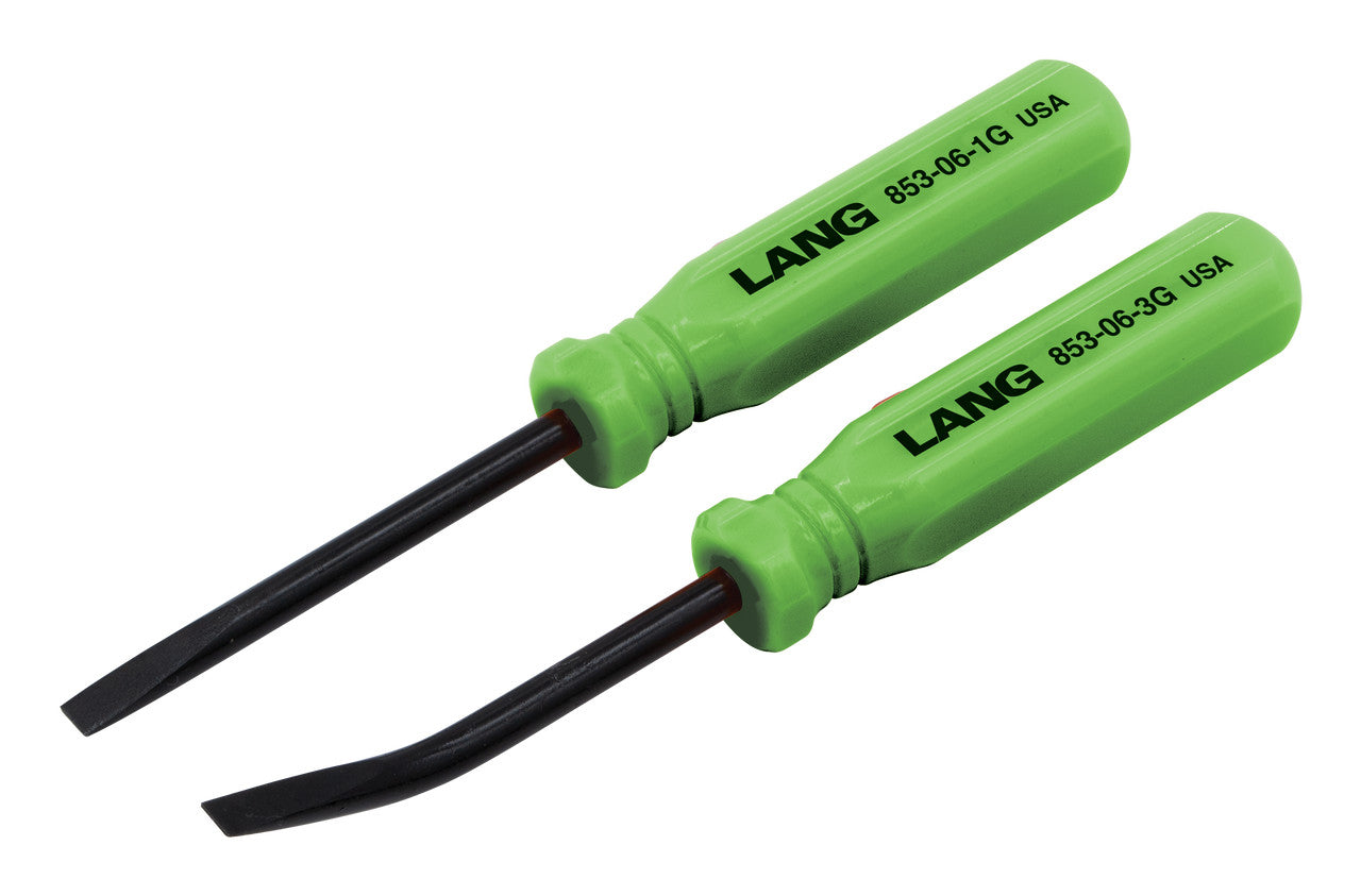 Lang Tools 2pc 5in Mini Pocket Pry Bars - Green