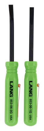 Lang Tools 2pc 5in Mini Pocket Pry Bars - Green