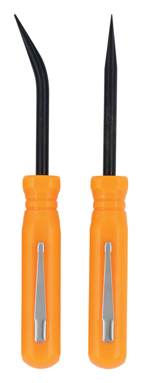 Lang Tools 2pc Mini Pocket Pry Bars 5in Orange
