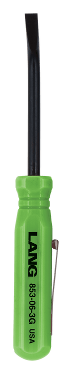 Lang Tools Mini Pocket Pry Bar 5in Long 27-Degree Offset - Green