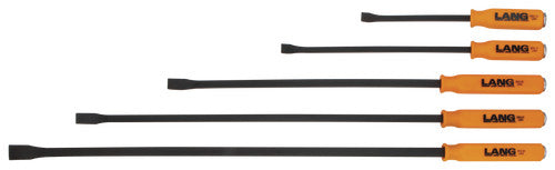 Lang Tools 5pc Curved Strike Pry Bar Set 12/17/25/31/36