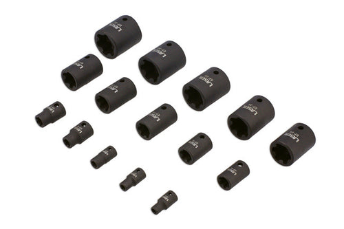 Laser Tools EP Star Impact Socket Set 15pc