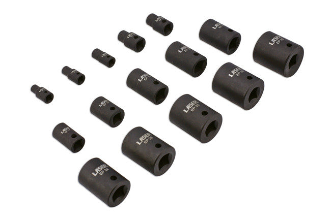 Laser Tools EP Star Impact Socket Set 15pc