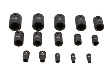 Laser Tools EP Star Impact Socket Set 15pc