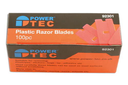 Laser Tools Plastic Razor Blades 100pc