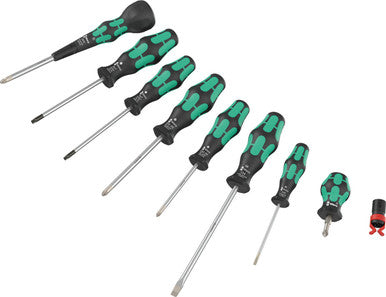 Wera Tools 9pc 9528 Ballgrip Screwdriver PZ/TX/SL Set