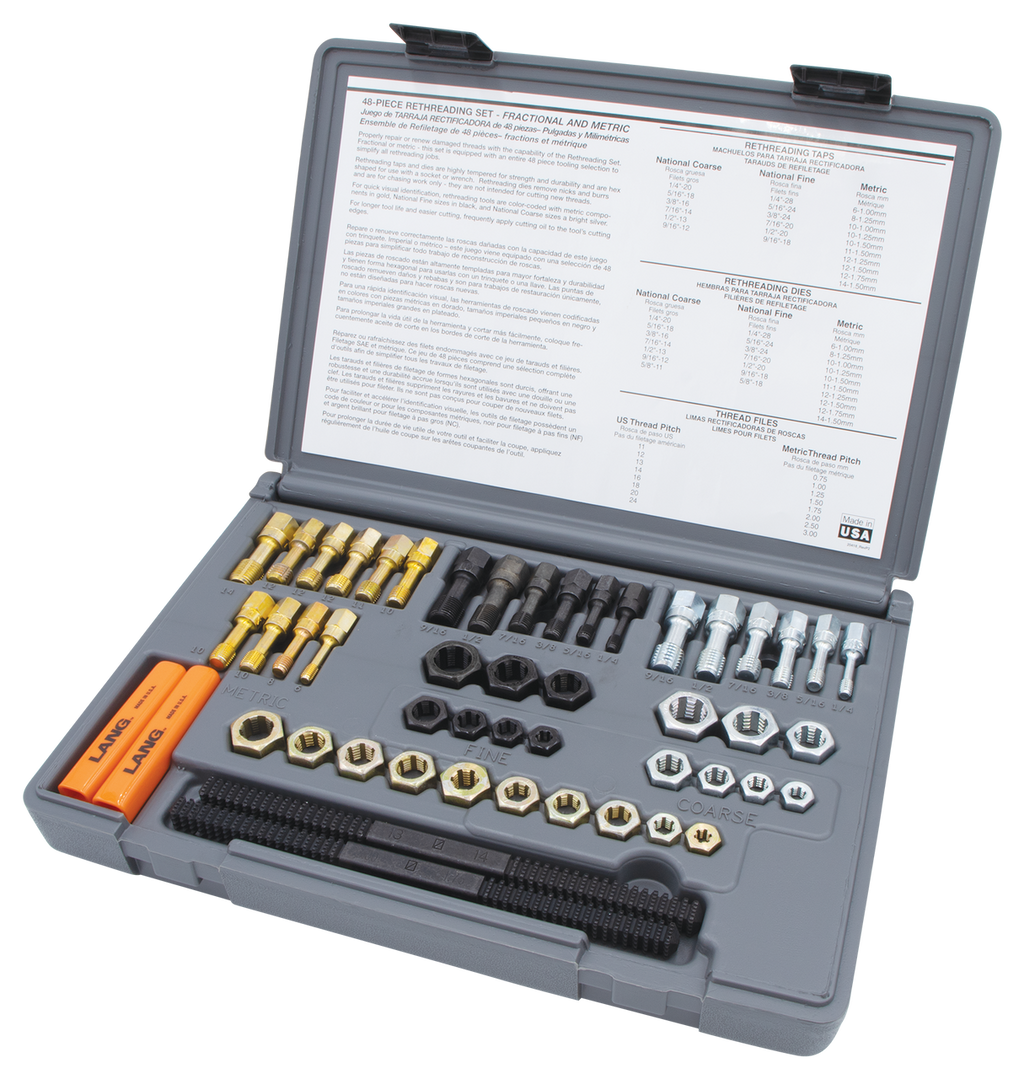 Lang Tools 48pc Rethread Master Set In Box