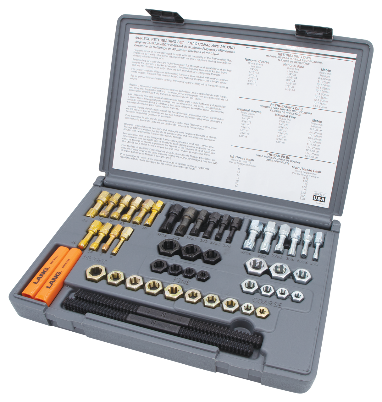 Lang Tools 48pc Rethread Master Set In Box