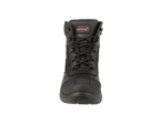 Arma Titan Black Leather Zip Side Boot Size 7