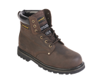 Arma Challenger Brown Full Grain Leather Boot - Size 10