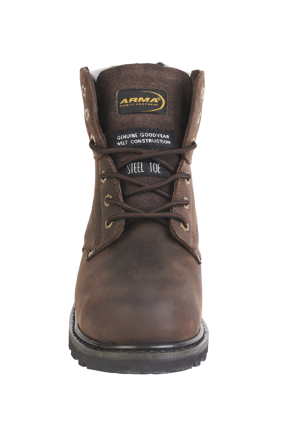Arma Challenger Brown Full Grain Leather Boot - Size 12